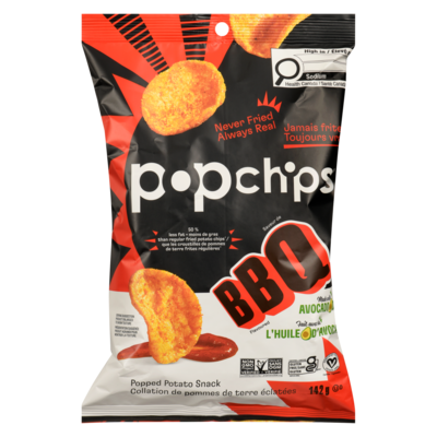 Popchips BBQ Flavoured Original Popped Potato Snack 142 g, $3.16/100g