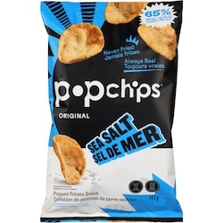 Popchips Sel De Mer Original Collation De Pommes De Terre Sautées 142 g, 3,17 $/100g