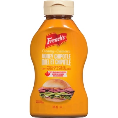 Frenchs Creamy Honey Chipotle Mustard Spread  325 ml, $1.17/100ml