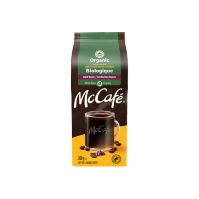 McCafé McCafé Café Biologique Cultivé En Haute Altitude Torréfaction Foncée En Grains, 300g 300 g, 6,66 $/100g