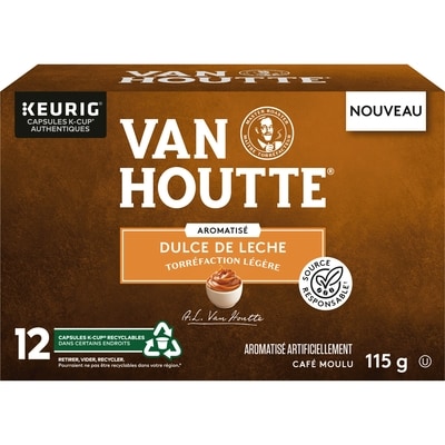 Van Houtte Van Houtte Dulce de leche capsules K-Cup de café, 12 unités, pour les cafetières Keurig 12 ea, 1,42 $/1ch