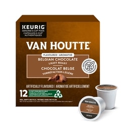 Van Houtte Van Houtte Chocolat belge capsules K-Cup de café, 12 unités, pour les cafetières Keurig 12 ea, 1,42 $/1ch