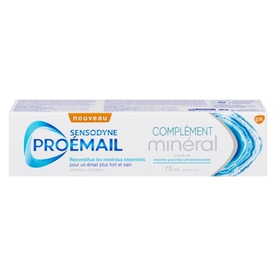 Sensodyne Proémail Complément minéral Menthe poivrée rafraîchissante 75 ml, 7,33 $/100ml
