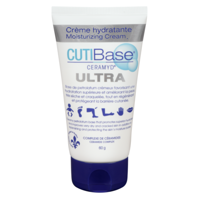 CUTIBase Ultra Crème Hydratante 60 g, 21,65 $/100g