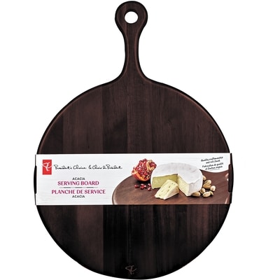 President's Choice Acacia Round Serve Board 1 ea, $19.00/1ea