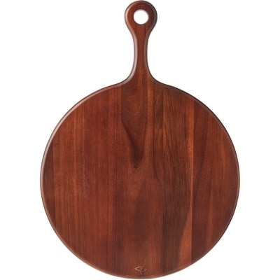 Planche de service ronde, acacia