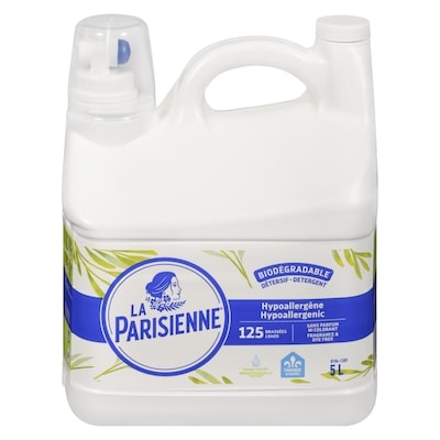 La Parisienne Hypoallergène Détersif Biodégradable 5 l, 0,33 $/100ml