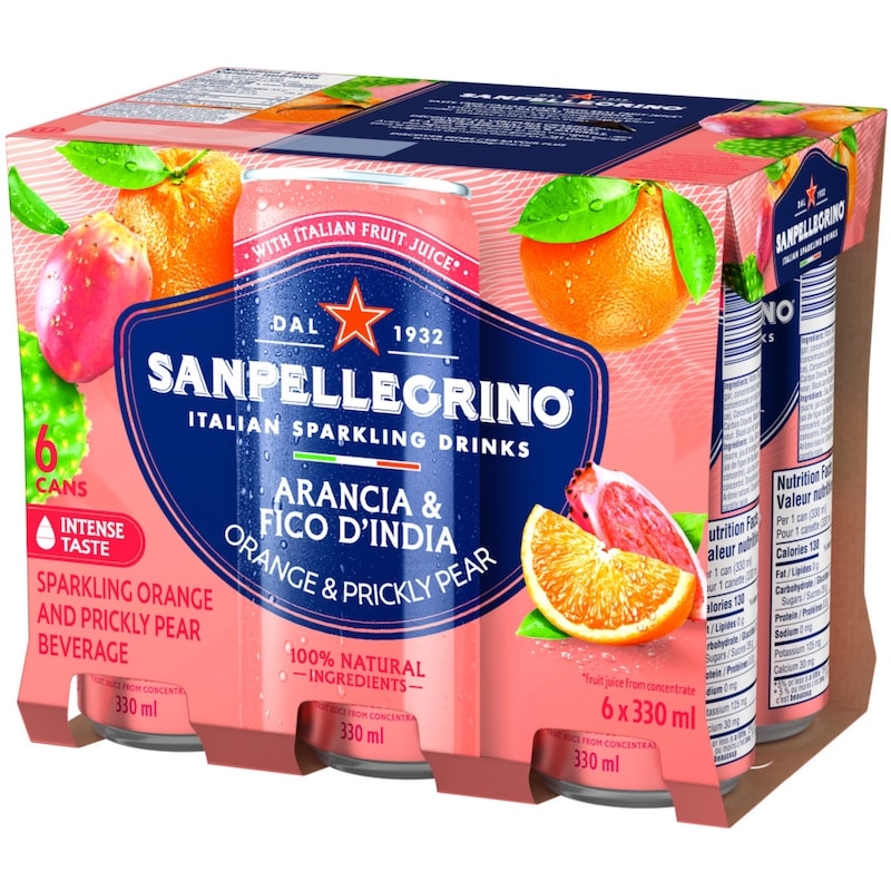 Arancia and Fico d'India Sparkling Fruit Beverage