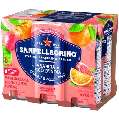Boisson pétillante Arancia et Fico d’India