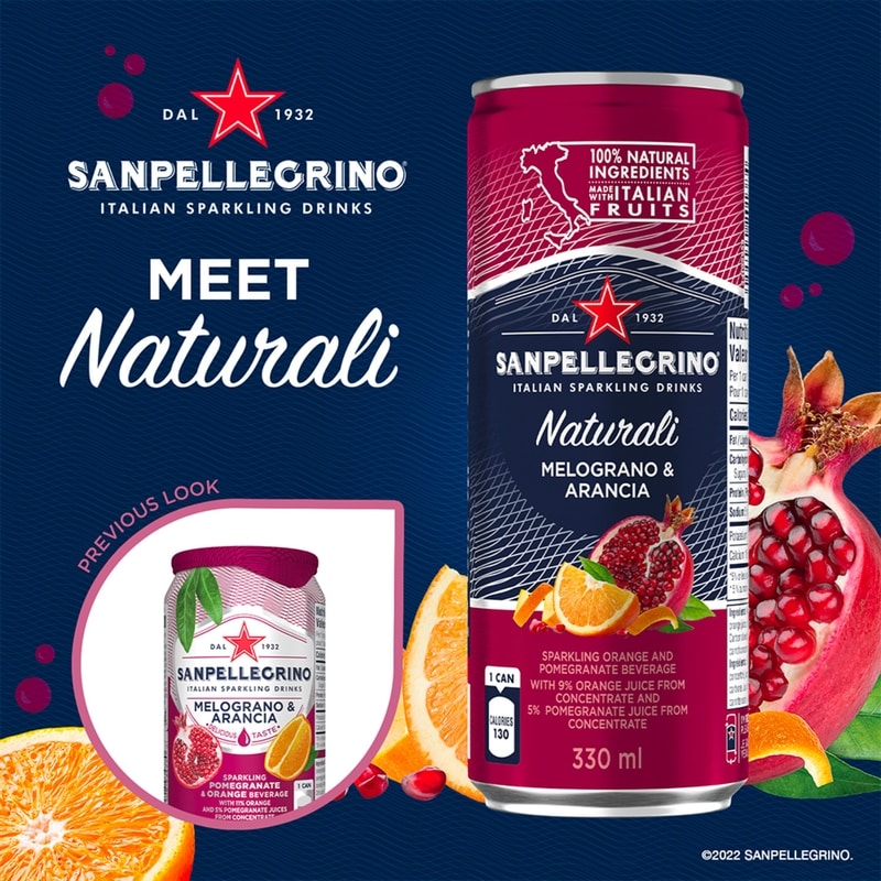 Melograno & Arancia Sparkling Fruit Beverage