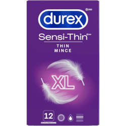Durex Condoms en latex très grande taille Sensi-Thin 12 ea, 0,96 $/1ch