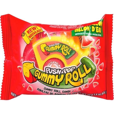 Topps Rouleau de bonbon en gelée melon d'eau 40 g, 5,73 $/100g