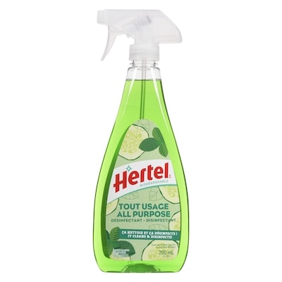 Hertel All Purpose Cucumber & Basil  Biodégradable Disinfectant Domestic Cleaner 700 ml, $0.54/100ml