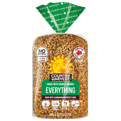 Country Harvest Pain tout garni 600 g, 0,58 $/100g