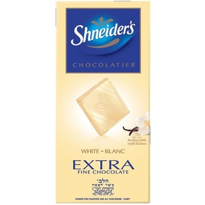 Shneider's Chocolate Bar, White Chocolate 100 g, $6.49/100g