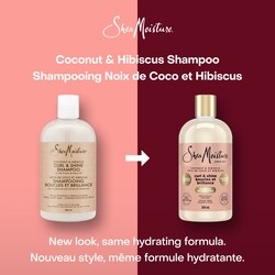 Shea Moisture Curl and Shine Shampoo with Coconut & Hibiscus - 384