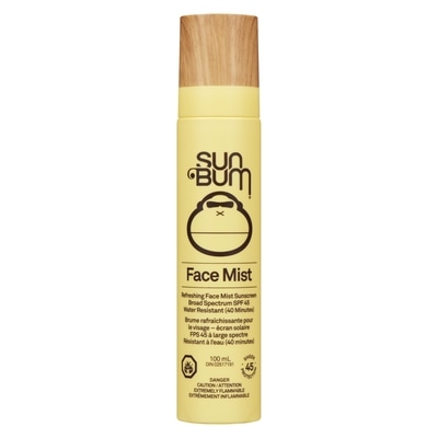 Brume rafraîchissante pour le visage - écran solaire fps 45 à large spectre