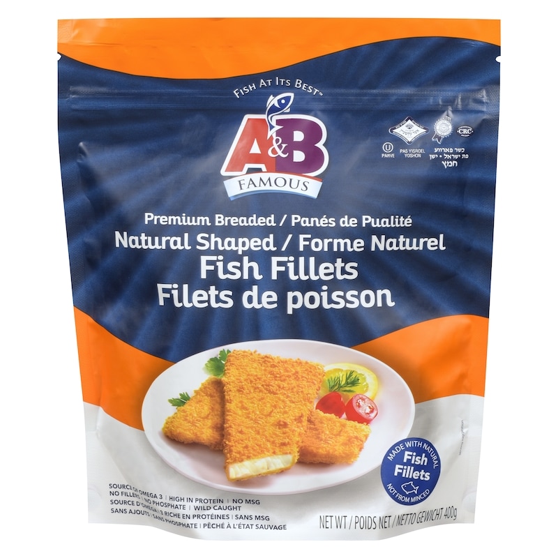 Premium Breaded Natural Shaped Fish Fillets