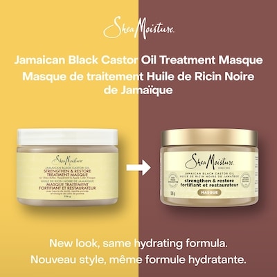 Masque traitant à l'huile de ricin noire de Jamaïque