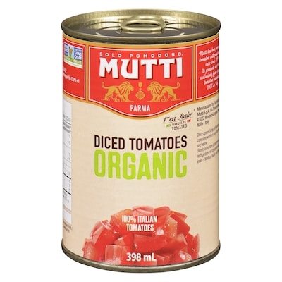 Mutti Diced Tomatoes 398 ml, $1.00/100ml
