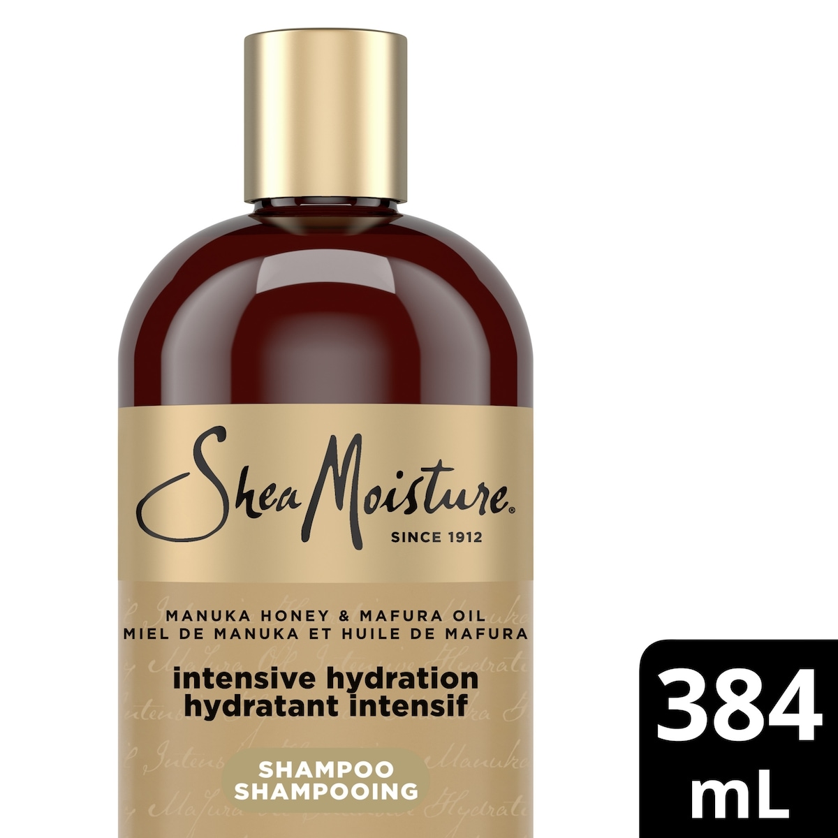 Shea Moisture Intensive Hydration Shampoo with Manuka Honey 384 ml, $4.24/100ml