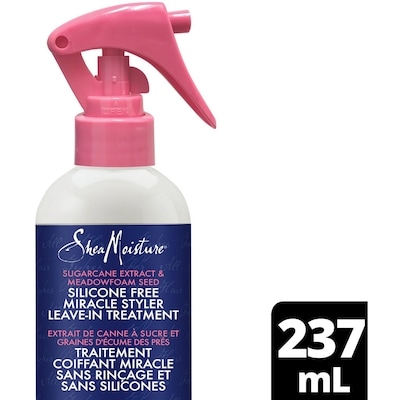 Shea Moisture Silicone-Free Miracle Styler Leave-in Hair Sugarcane Extract & Meadowfoam 237 ml, $9.28/100ml