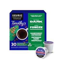 Timothy's Rainforest Espresso, Extra Dark Roast, K-Cup Coffee Pods, 30 Count 30 ea, $0.80/1ea