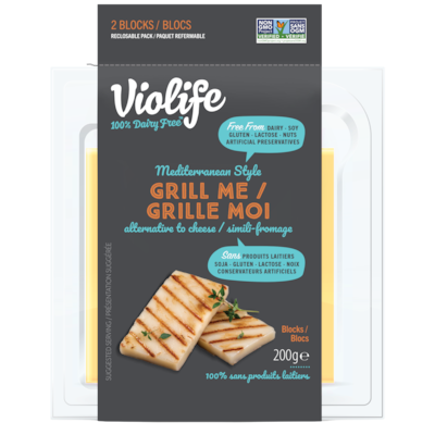 Violife Mediterranean Style Grill Me 200 g, 4,25 $/100g
