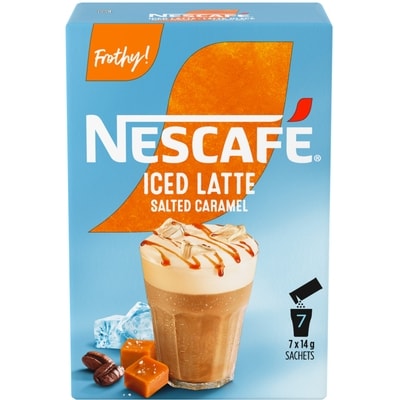 Nescafe Iced Latte Salted Caramel Frothy Instant Coffee Mix 101.5 g, $7.87/100g