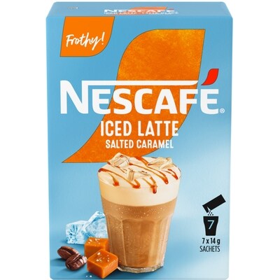 Nestlé Mélange à café instantané Latte glacé onctueux au caramel salé 101.5 g, 7,87 $/100g