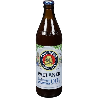 Paulaner Non-Alcoholic 0.0% Weissbier  500 ml, $0.76/100ml