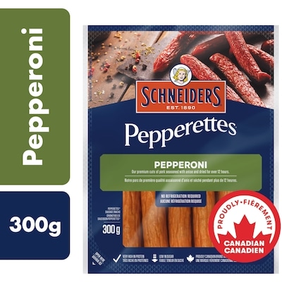 Schneiders Pepperettes Sausage Sticks, Pepperoni 300 g, $4.16/100g