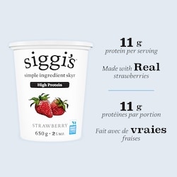 siggi's Strawberry Skyr Yogurt 2% - 650 g | Loblaws siggi's Strawberry Skyr Yogurt 2% - 650 g | Loblaws