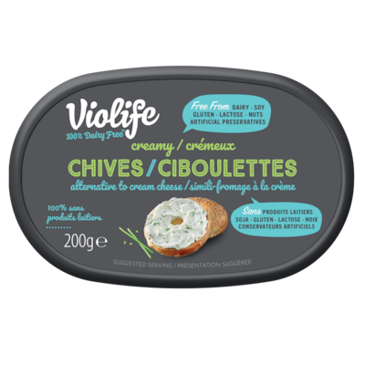 Violife Dairy Free Chives Cream Cheese 200 g, $3.25/100g