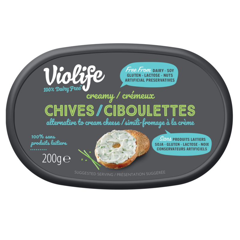 Violife Dairy Free Chives Cream Cheese - 200 g | Loblaws