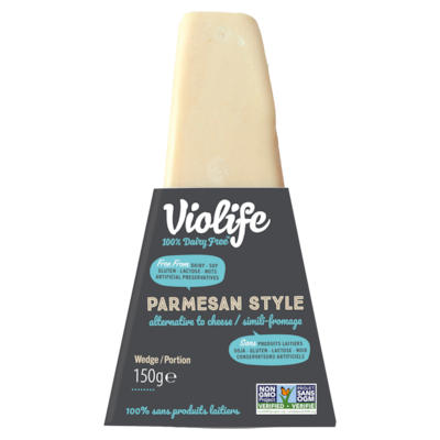 Violife Simili fromage style parmesan portion 150 g, 5,66 $/100g