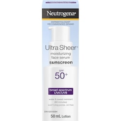 Ultra Sheer Sunscreen Lotion Moisturizing Face Serum Spf 50+