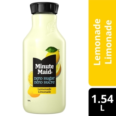 Minute Maid Zero Sugar Lemonade Bottle 1.54 l, $0.36/100ml