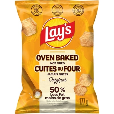 Lay’s Croustilles Cuites au Four Original 177 g, 2,99 $/100g