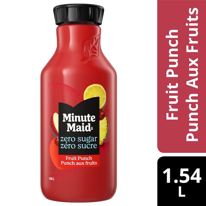 Minute Maid Zero Sugar Fruit Punch Bottle - 1.54 l | No Frills Online
