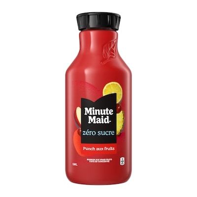 Minute Maid Zero Sucre Ajouté Punch Aux Fruits Bottle 1.54 l, 0,24 $/100ml