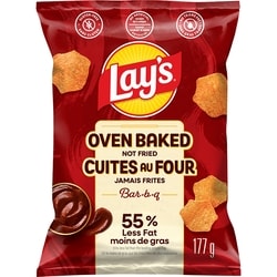 Lay’s Croustilles Cuites au Four BBQ 177 g, 2,99 $/100g