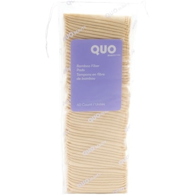 Quo Beauty Bamboo Fiber Pads 60x1.0 ea, $0.13/1ea