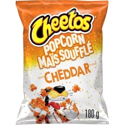 Cheetos Cheddar Flavour Seasoned Popcorn 180 g, $3.05/100g
