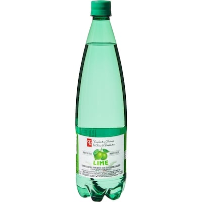 President's Choice Lime Carbonated Natural Spring Water, 6 Pack 6x1.0 l, $0.20/100ml