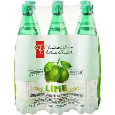 Lime Carbonated Natural Spring Water