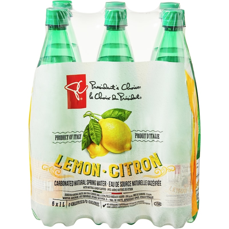 Lemon Carbonated Natural Spring Water