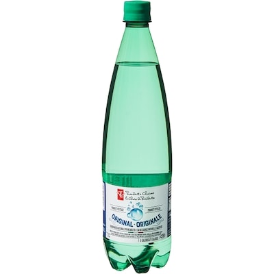 President's Choice Original Carbonated Natural Spring Water (Case) 6x1.0 l, $0.20/100ml