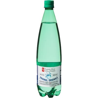 le Choix du Président Eau de source naturelle gazéifiée à saveur originale 1 l, 0,23 $/100ml