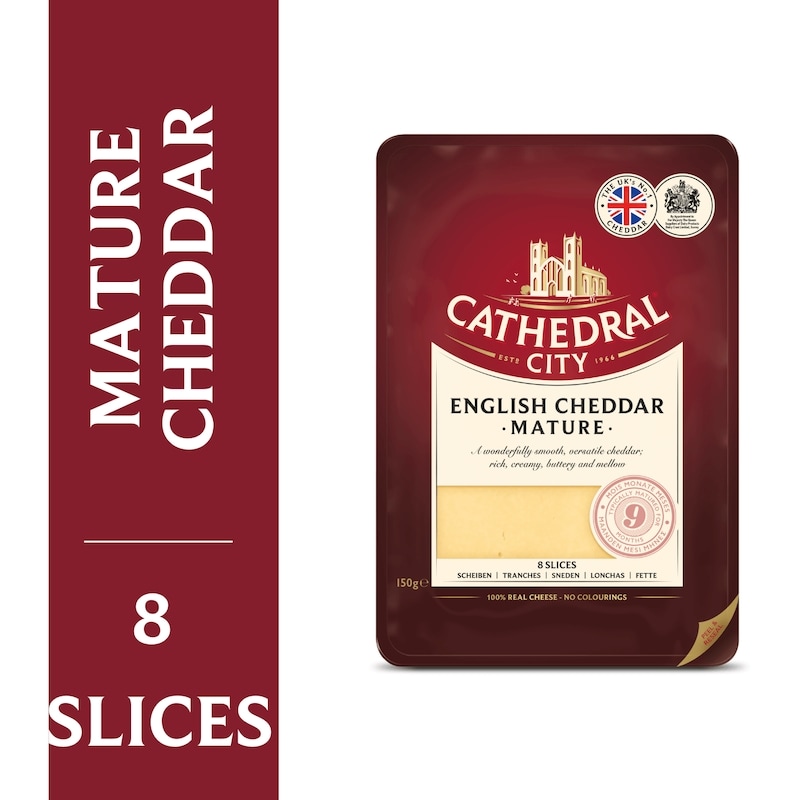 Mature English Cheddar Cheese Slices